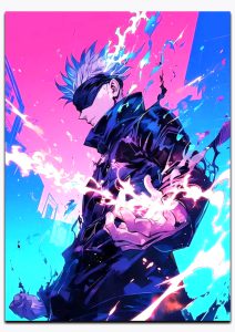 متال پوستر انیمه Jujutsu Kaisen طرح شخصیت