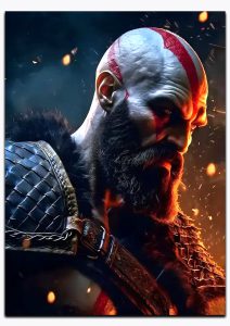 متال پوستر God of War (خدای جنگ)