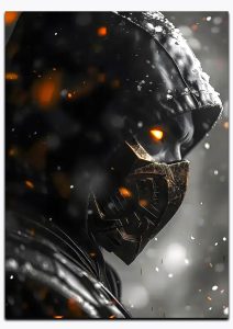 متال پوستر بازی Mortal Kombat طرح شخصیت Scorpion