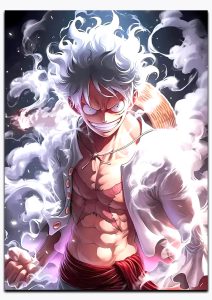 متال پوستر انیمه One Piece طرح شخصیت Luffy